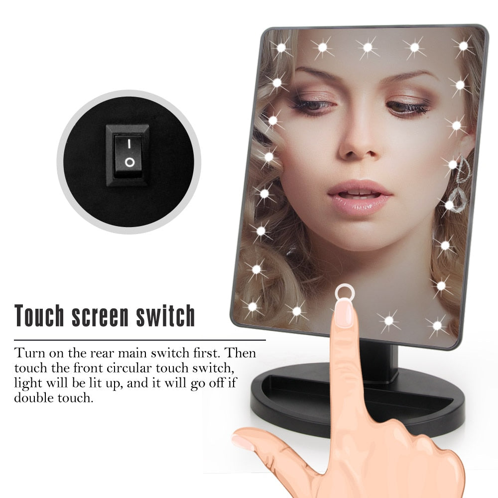 Touch Screen Makeup Mirror